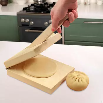 Пресс для изготовления обертки для пельменей, ручной пресс для изготовления деревянных пельменей, пресс для прокатки пельменей,