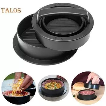 Пресс для мяса бургера круглый приготовление гамбургера удобный полезный пищевой мясной рулет аксессуары для барбекю кухонные гаджеты