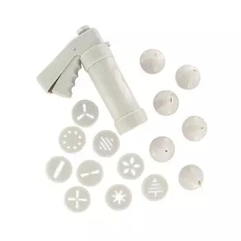 Пресс для печенья, 6 насадок и 10 дисков для выкройки Zenker Smart Pastry ref. 42807