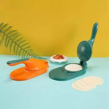 Пресс для пельменей Артефакт Инструмент для приготовления теста для пельменей Бытовой ручной пресс для приготовления пельменей и лапши orange