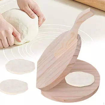 Пресс для пельменей, бытовой кухонный гаджет, деревянная лепешка для ресторанных блинов