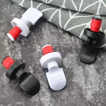 Пресс для пива и вина Пробка для вакуумной герметизации Бутылка для вина Крышки для хранения вина Барная посуда белый