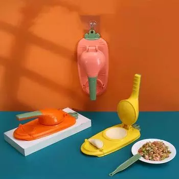 Пресс для теста для пельменей Ручной инструмент для изготовления оберток Пластиковая форма для пельменей Артефакт Пресс для теста Кухонные принадлежности