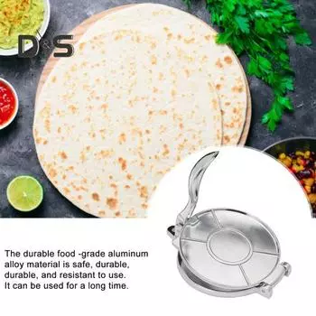 Пресс для теста для тортильи, простая операция, булочка на пару, форма для клецок, простой в использовании кухонный гаджет 1pc