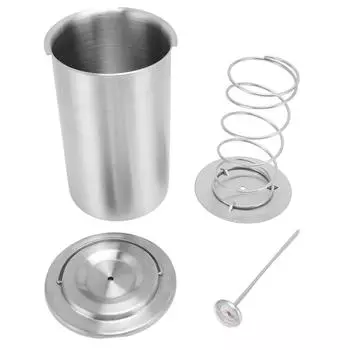 Пресс для ветчины, пресс для мяса, кухонная бочка для приготовления бекона из нержавеющей стали, бочка для приготовления мяса под давлением с термомом