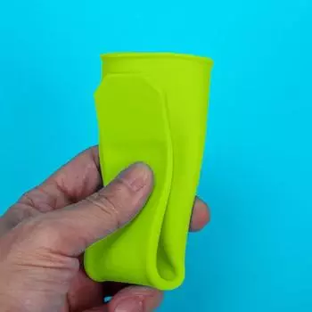 Пресс-форма с крышкой. Устойчивость к высоким температурам. Быстрое, гибкое, легкое отделение для очистки пищевых продуктов. зелёный