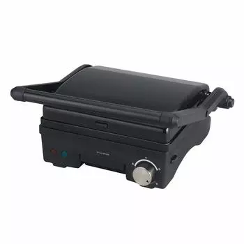 Пресс-гриль Doshisha с горячей плитой, 1 пластина, рецепт включен Pieria (Тип волны) ГПУ-131БК