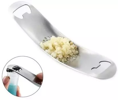 Пресс из нержавеющей стали для чеснокодавилки, чесночный пресс, ручной чеснокодавилка, креативные кухонные инструменты
