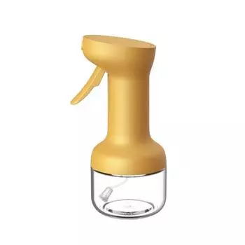 Press Oil Spray 280/450ml Oil Dispenser Refillable Atomized Oil Spray Picnic Yellow 280ml