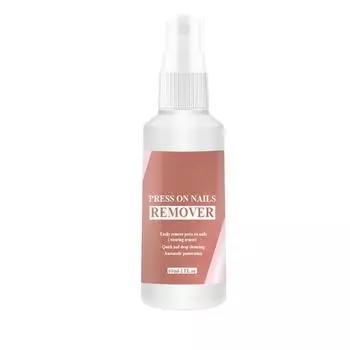 Press On Nail Remover 60 мл Glue Remove Off For False Nails Средство для удаления клея с ногтей Easy Remove Quick Solid Glue Remover One Size
