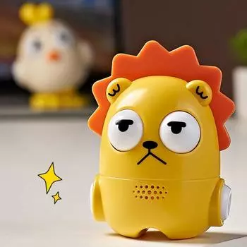 Press Press Toy Pendant Chick Cartoon Animal Keyring Animal Press Keychain Hanging Accessory bear