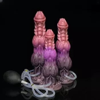 Реалистичный инопланетный дилдо для женщин - Жидкий силиконовый анальный плаг, Вибрирующий стимулятор точки G с функцией эякуляции, Реалистичный эякулирующий фаллоимитатор, Игрушка для взрослых S