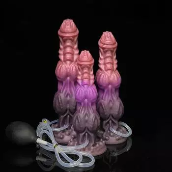 Press Squirt Анальная пробка Жидкий силикон Женский оргазм Мастурбатор Взрослые секс-игрушки Имитация эякуляции Поддельный пенис Мужские анальные пробки