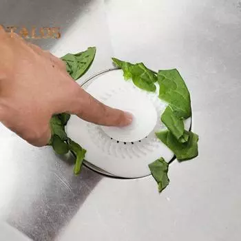 Пресс-тип, уплотнительная заглушка для трубы, пробка для фильтра для раковины, кухонная раковина, заглушка для волос, сливная пробка для ванны, пола, аксессуары для ванной комнаты серый