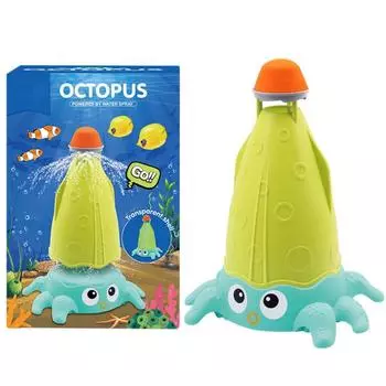 Press To Spray Prank Water Spray Toy Octopus Water Sprinkler Toys Kids Toy