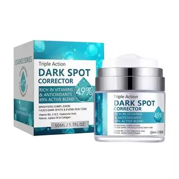 Press Whitening Spots Remover Cream Осветляет пятна Хлоазма Веснушки Осветляет тон кожи Крем для удаления пятен 50 мл One Size синий