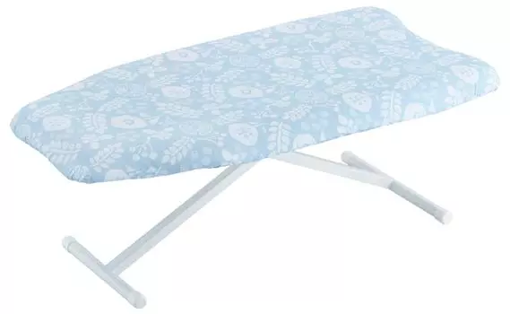 Пресс Yamazaki Jitsugyo Scandinavian Style Solution Press, синий, Ш75XГ36XВ23 см, цветочный узор, стандартная комплектация, 2 уровня регулировки высоты, цена прибл. 3957 синий