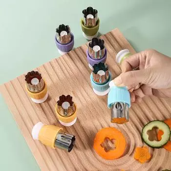 Прессованная форма для овощей, фруктов, бабочек, лапши, детского питания, бытовой цветок, Embosor Wonton, маленькая форма для печенья хаоса синий