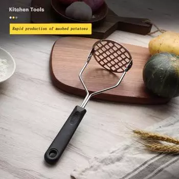 Прессованная картофелемялка из нержавеющей стали, соковыжималка для пюре, толкушка для картофеля, измельчитель для приготовления пюре из картофеля, кухонные инструменты для фруктов