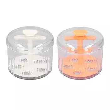 Прессованный фрикаделькоделитель с крышкой 5 отверстий ручной пресс прозрачный фрикаделькоделитель для домашней кухни Milky White