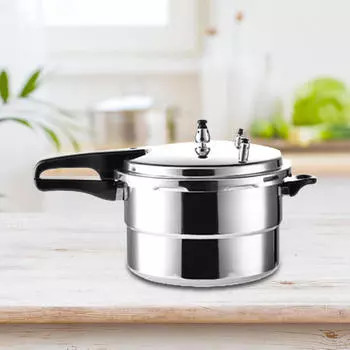 Pressure Cooker with Release Valves Faster Cooking Aluminum for Stews Meat