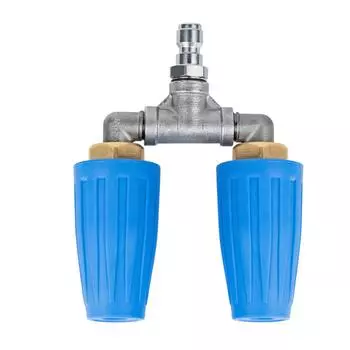 Турбонасадка для мойки высокого давления с отверстием 2 мм, вращающийся наконечник для мойки высокого давления 46 галлонов в минуту 4000 фунтов на кв. дюйм с 1/4 дюйма