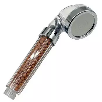 Pressurize Water Saving Shower Heads Round Handheld Anion SPA Bath Shower Filter Water Spray Nozzle Duche Bathroom Accessories