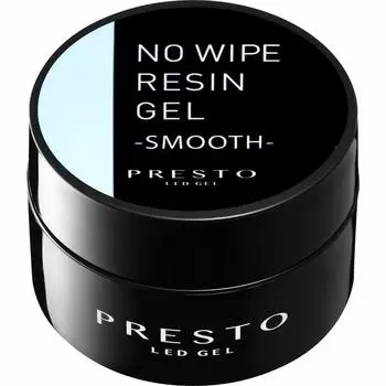 presto presto no wipe resin gel smooth 8g gel nail чистый