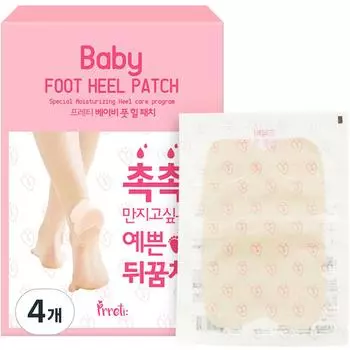 Pretty Baby Foot Care Heel Patch, 10 pieces, 4 pieces