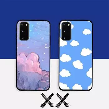 Pretty Clouds Cute Phone Case For Samsung Note 8 9 10 20 Case For Note10Pro 10lite 20ultra M20 M31 Funda Case Note10lite