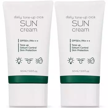 Pretty Daily Tone-Up Cica Sun Cream SPF50+ PA+++, 50ml, 2 units