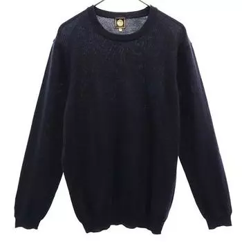 Pretty Green wool Wappen Long sleeve sweater 3 Navy knit Men s Used