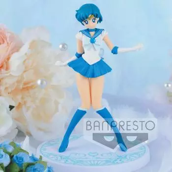 Красивая фигурка Guardian Sailor Moon Girls Memories от SAILOR MERCURY Призовая фигурка Sailor Mercury Banpresto