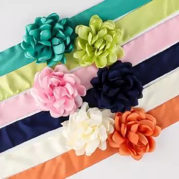 Преувеличенная цепочка на ключицы в стиле панк с розой и камелией для женщин, регулируемый цветок-колье, головной убор, вечерние женские украшения 7