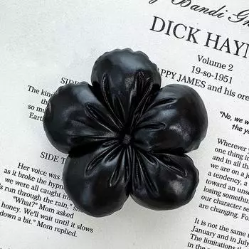 Преувеличенные большие цветочные резинки для волос головной убор для женщин и девочек модная эластичная повязка для волос милые универсальные аксессуары для волос подарки