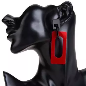 Преувеличенные серьги, полые многослойные серьги, женские ретро-модные богемные серьги зелёный