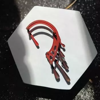 Преувеличенный стиль на Хэллоуин для женщин, ужасающая атмосфера, аксессуары для украшения ушей One Size