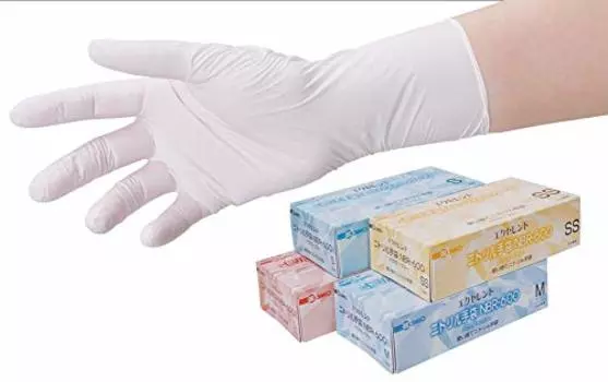 Превосходные нитриловые перчатки PF M Sanko Chemical Industry NBR-600 (100мм)