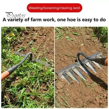 Превосходные острые компактные фермерские грабли, садовые грабли, ручные инструменты для двора