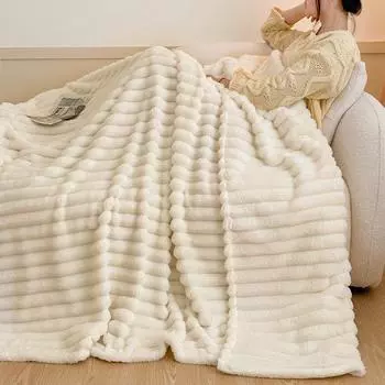 Превосходные ультра-плюшевые флисовые одеяла, толстые, уютные и теплые флисовые одеяла и покрывала премиум-качества, бархатистые и мягкие — двуспальное/королевское одеяло 70*100 CM