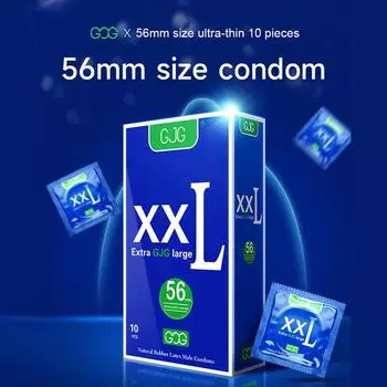 Презерватив 56 мм, большой размер, презервативы из натурального каучука, размер L, большой пенис, большие размеры, безопасные для взрослых, рукав для пениса, секс-игрушки