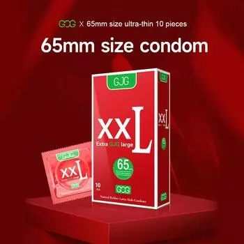 Презерватив 65 мм, большие размеры, презервативы из натурального каучука XXL, большой размер, безопасный для пениса, рукав для пениса для взрослых, секс-игрушки