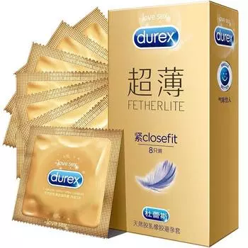 Презерватив Durex Fetherlite Маленький плотный ультратонкий комплект плотный презерватив мужской взрослый секс плотный ультратонкий 8/12/18 шт/коробка