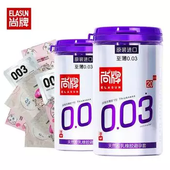 Презерватив ELASUN 003, ультратонкие презервативы из натурального латекса, ледяной огонь, в горошек, 8 стилей, необычные презервативы M