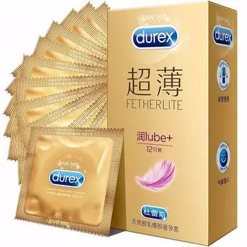 Презерватив-смазка Durex Fetherlite для взрослых 12/18 шт/коробка