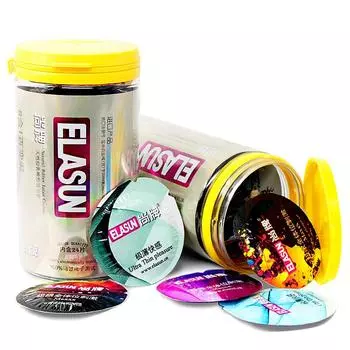 Презервативы Elasun, 24 шт., ультратонкие презервативы серии Passion для удовольствия и смазки, натуральный латексный резиновый презерватив для мужчин, интимные товары