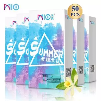 Презервативы MIO, большие пакеты, ультратонкий презерватив для мужчин, рукав для пениса, безопасная контрацепция, дополнительная смазка M