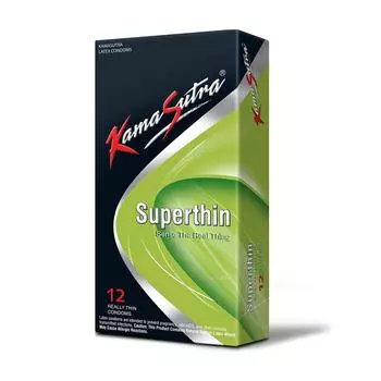 Презервативы супертонкие (12 шт), Superthin Condoms, Kamasutra