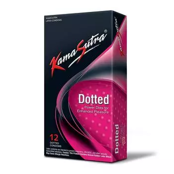 Презервативы точечные (12 шт), Dotted Condoms, Kamasutra
