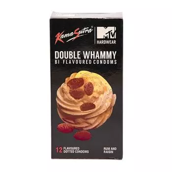 Презервативы точечные с ароматом Рома и Изюма (12 шт), Rum Raisin Condoms, Kamasutra